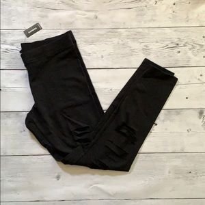 Express ripped leggings